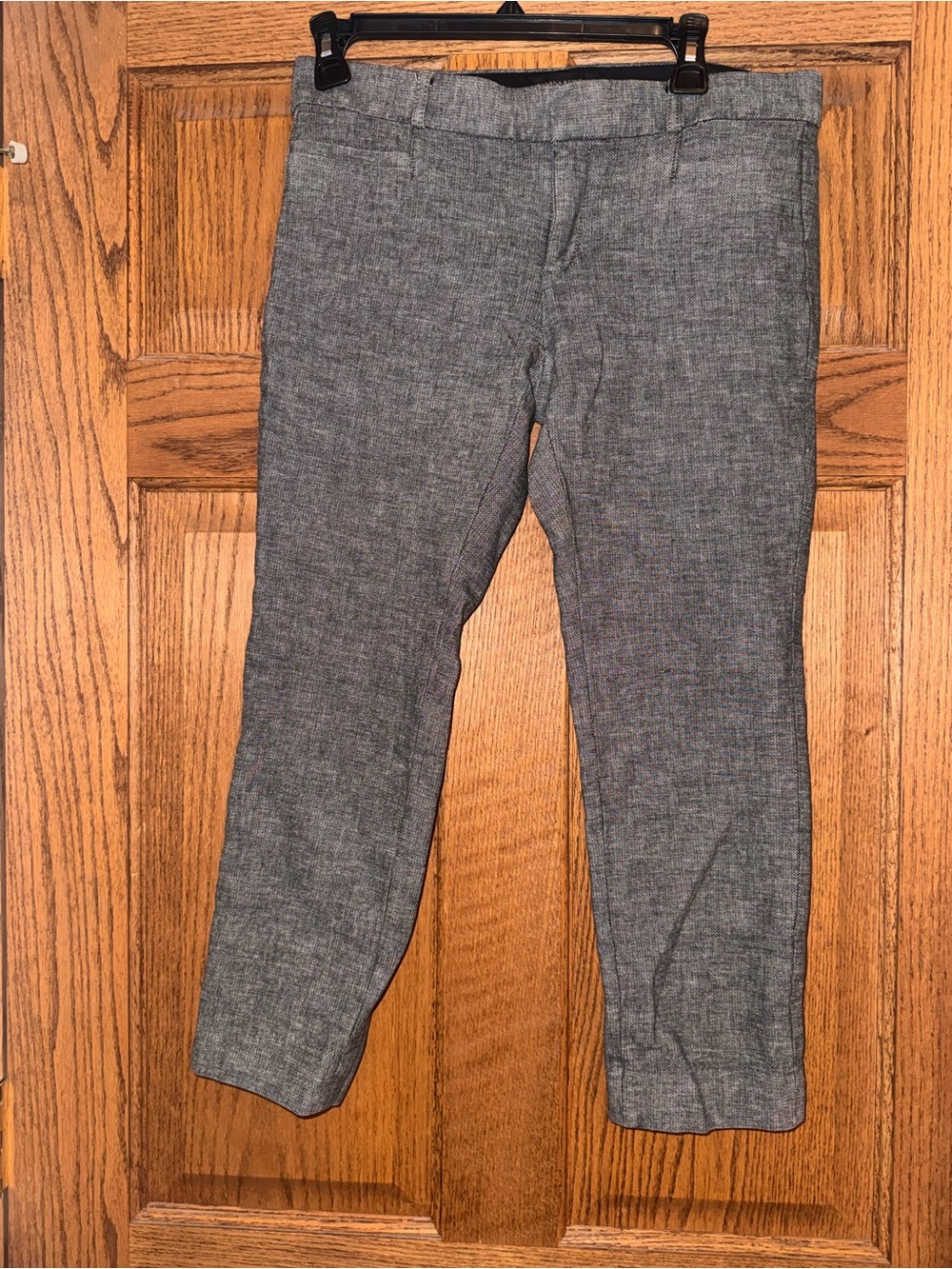 Banana Republic Gray Cropped Ankle Pants